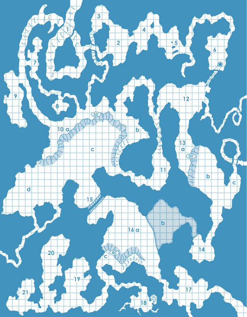 D&D cave map