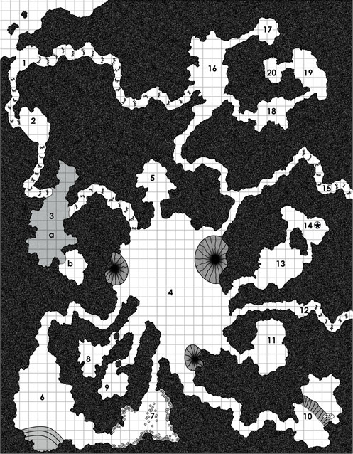 D&D cavern map