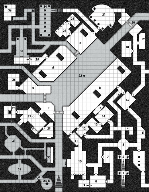 D&D dungeon map