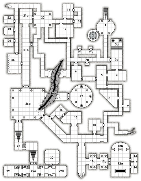 free D&D dungeon map