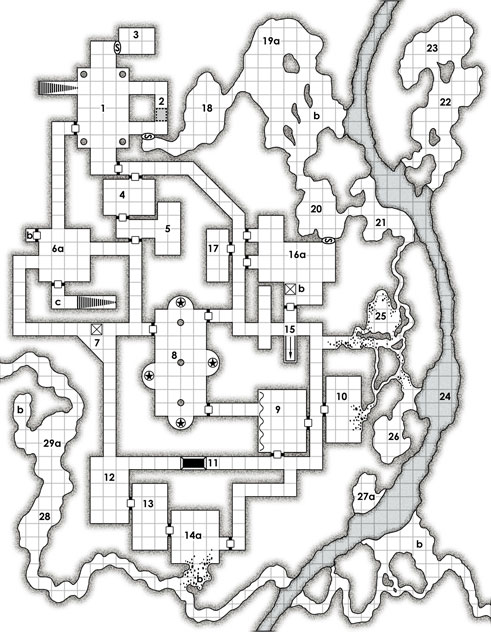 free D&D dungeon map