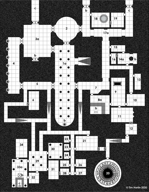 free D&D dungeon map