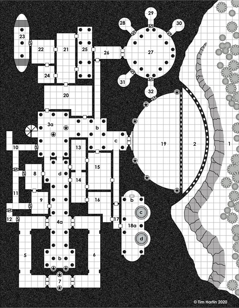 free D&D dungeon map