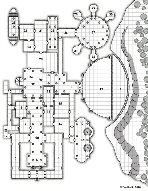 free D&D dungeon map