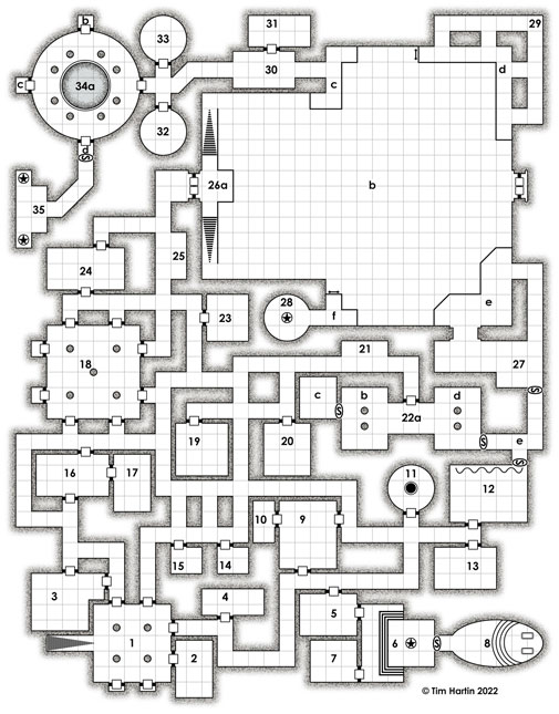 free D&D dungeon map