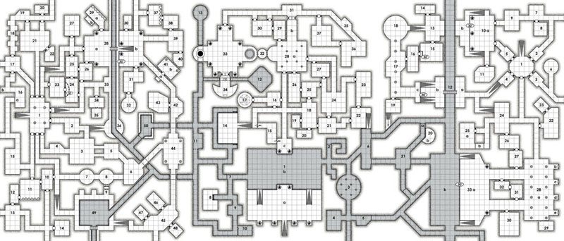 D&D dungeon map