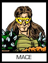 The Mace Image © Jeff Dee, The Mace character © Jeff Dee and Jack Herman, colour by Glenn Hall