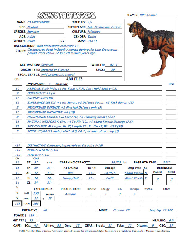 Carnotaurus PDF
