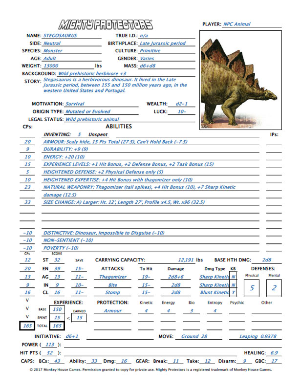 Stegosaurus PDF
