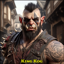 King Kog, Half-Orc Thug NPC Image