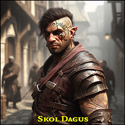 Skol Dagus, Half-Elf Thug, Sorceress NPC Image