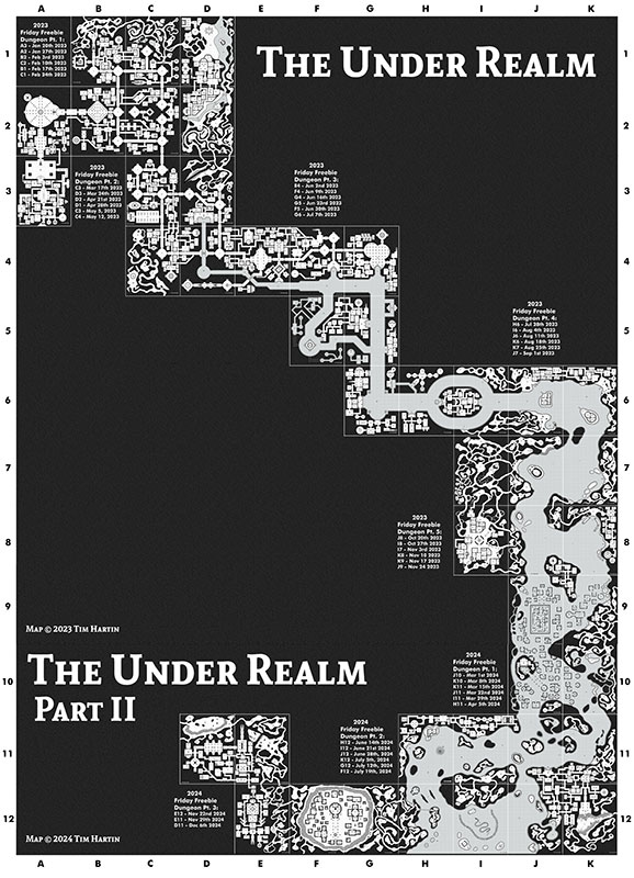 The Under Realm D&D map