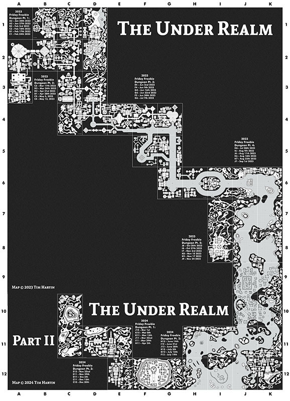 The Under Realm D&D map