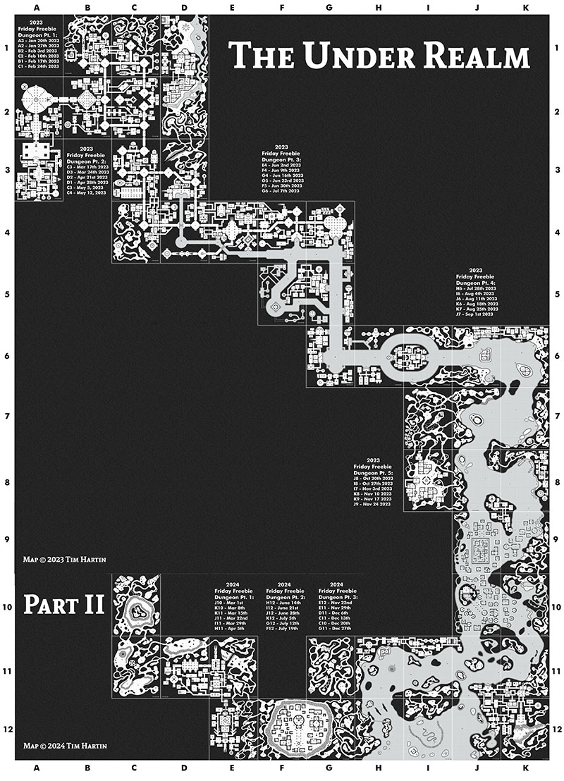 The Under Realm D&D map