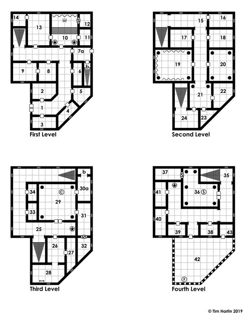 free D&D building map
