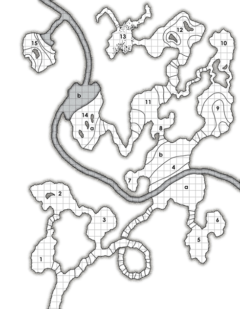 D&D caves map