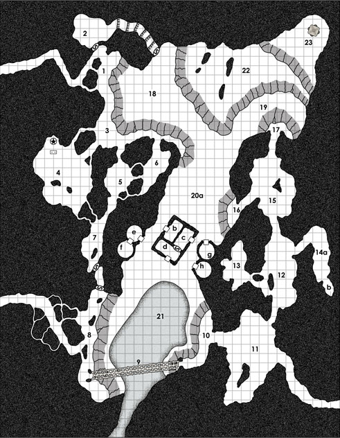 free D&D cavern map