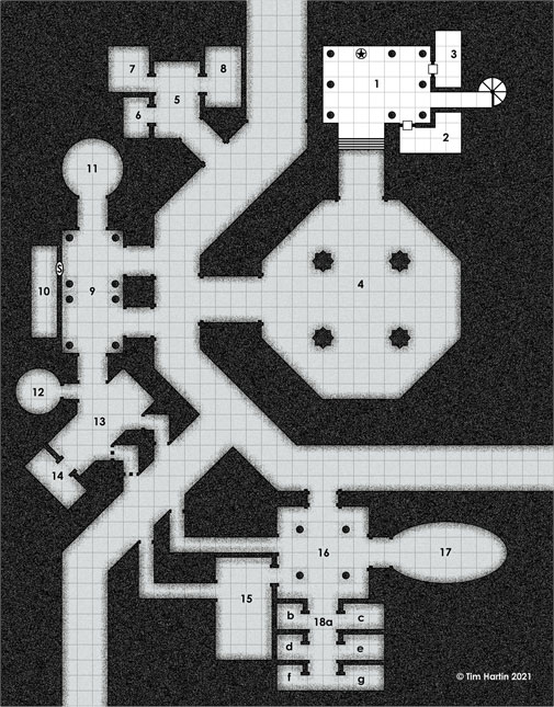 free D&D dungeon map