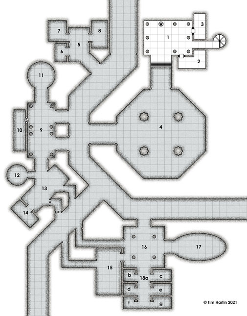 free D&D dungeon map