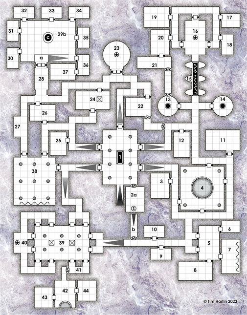 free D&D dungeon map