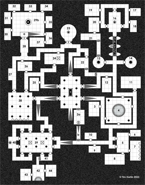 free D&D dungeon map