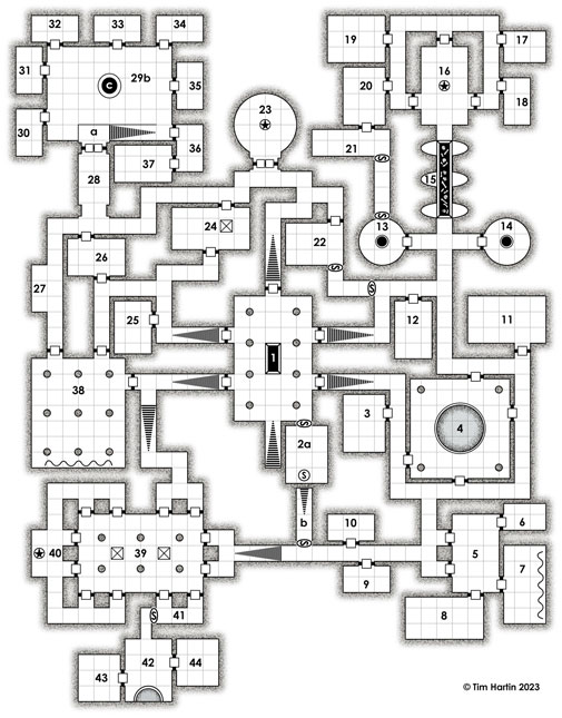 free D&D dungeon map