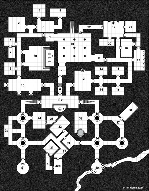 free D&D dungeon map