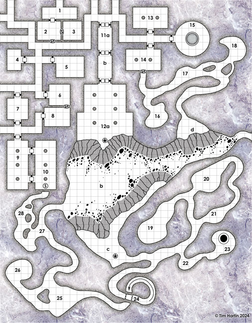 free D&D dungeon map