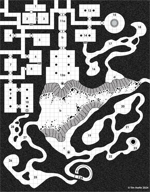 free D&D dungeon map