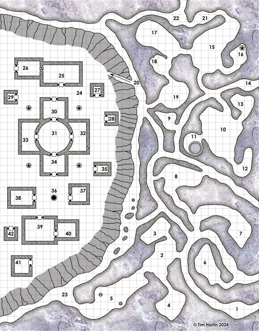 free D&D dungeon map