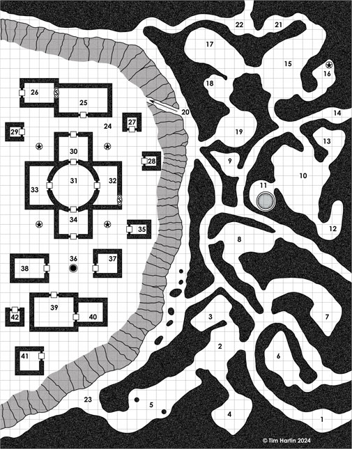 free D&D dungeon map