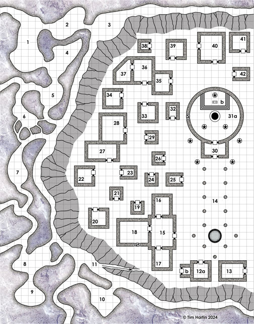 free D&D dungeon map