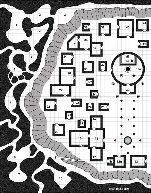 free D&D dungeon map