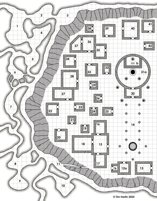 free D&D dungeon map