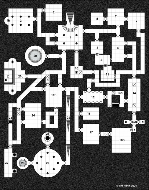 free D&D dungeon map