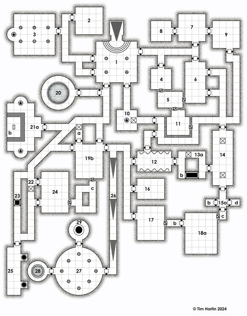 free D&D dungeon map