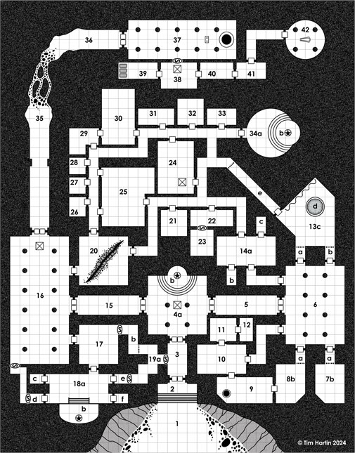 free D&D dungeon map