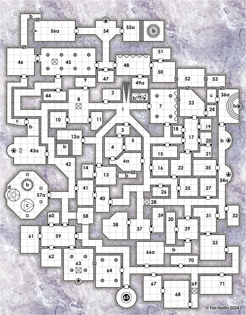 free D&D dungeon map