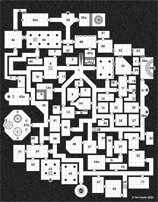 free D&D dungeon map