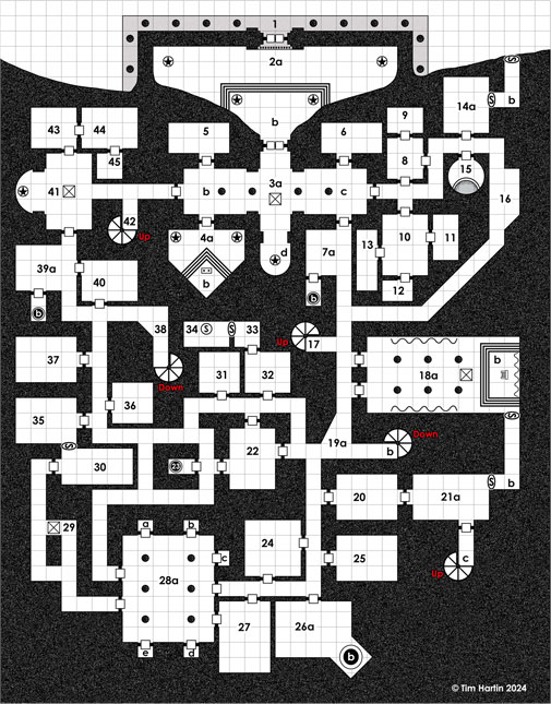 free D&D dungeon map