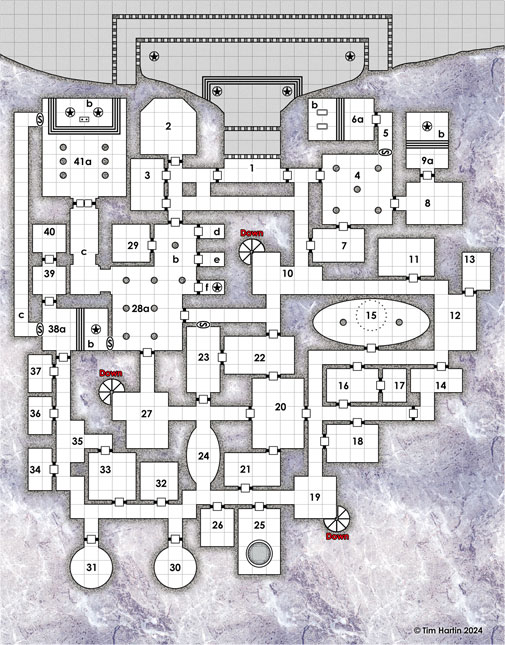 free D&D dungeon map