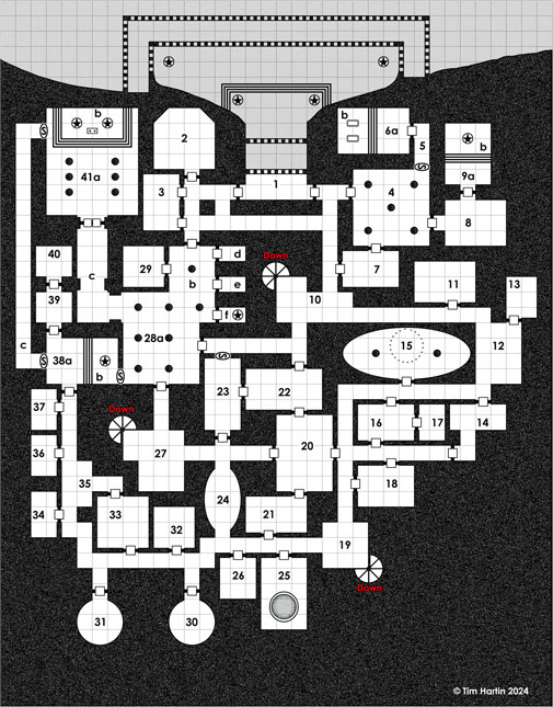 free D&D dungeon map