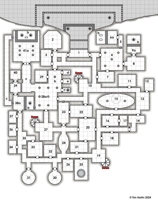 free D&D dungeon map