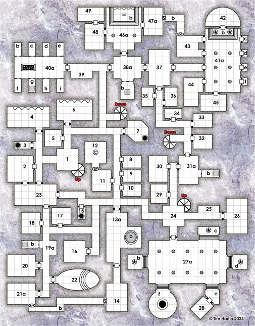 free D&D dungeon map