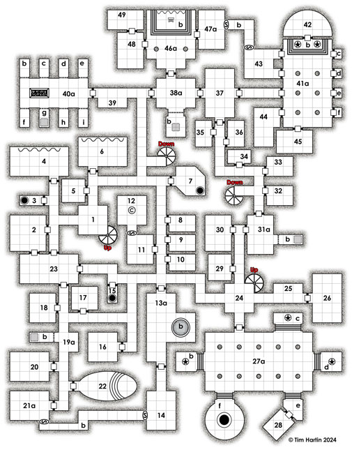 free D&D dungeon map