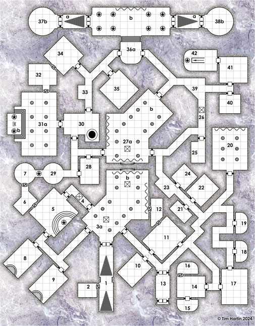 free D&D dungeon map