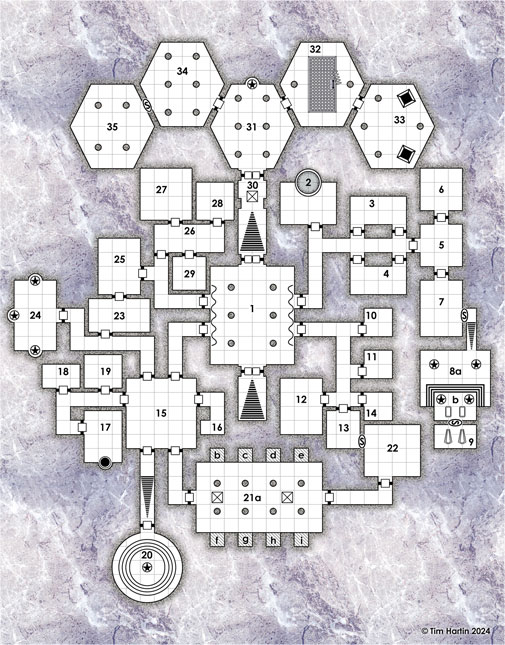 free D&D dungeon map