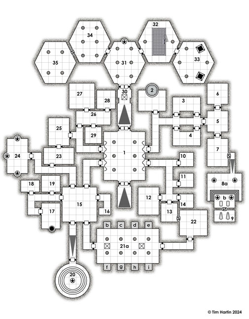 free D&D dungeon map