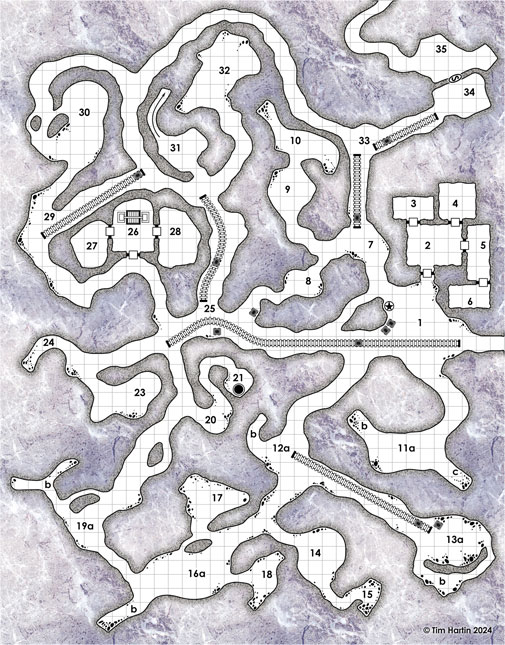 free D&D dungeon map