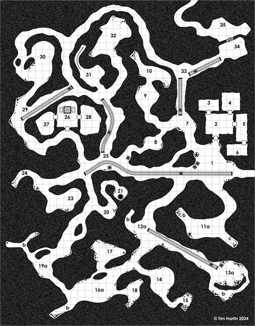 free D&D dungeon map